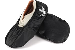 TonGass Reusable Bowling Shoe Protector Covers, Washable Slip-On Overshoes for Bowlings Shoes, Durable Stretch Fabric, Bowling Shoe Protection Accessory