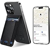 ExtreLife for MagSafe Wallet with Apple Find My, 8-Card Holder, Adjustable Stand, Magnetic Wallet for iPhone 17/16/15/14/13/12 Series, RFID Blocking, Black