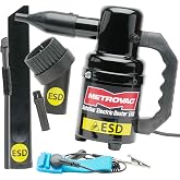 METROVAC DataVac ED-500-ESD Antistatic PC Electric Air Duster Made in USA | Antistatic Computer Air Blower for PC and Electronics Cleaning with Included Accessories, Powerful Airflow and ESD Protection