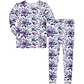 Vaenait baby 6M-12Y Infant Kids Toddler Girls Boys Soft Comfy Modal Tencel Sleepwear Pajamas 2pcs Set