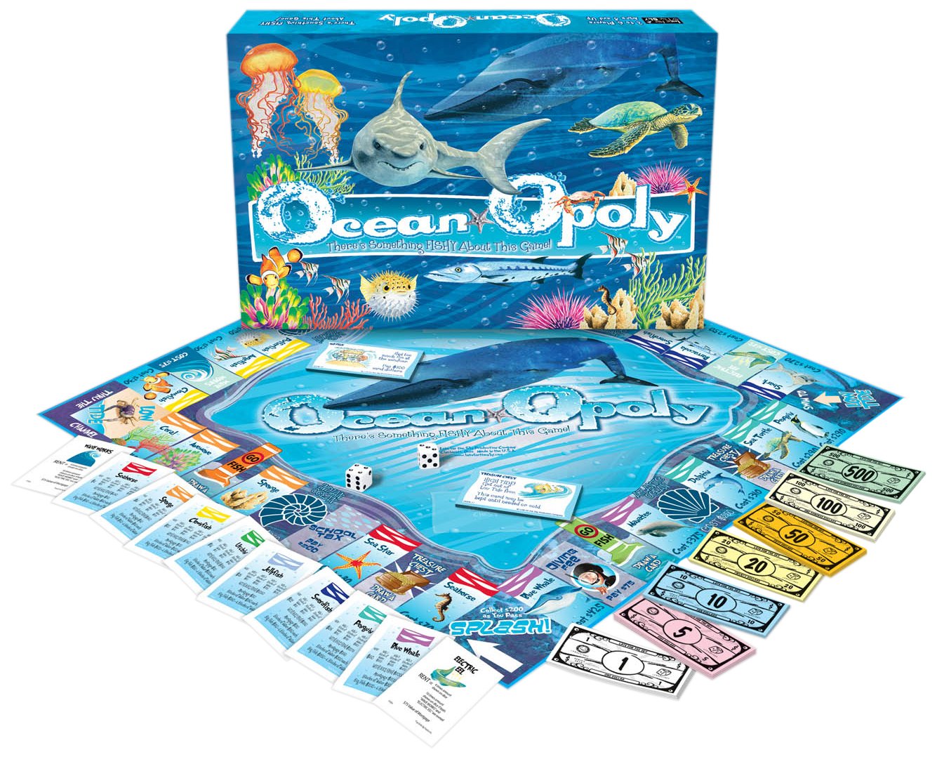 Photo 1 of Late for the Sky Ocean-Opoly Board Game