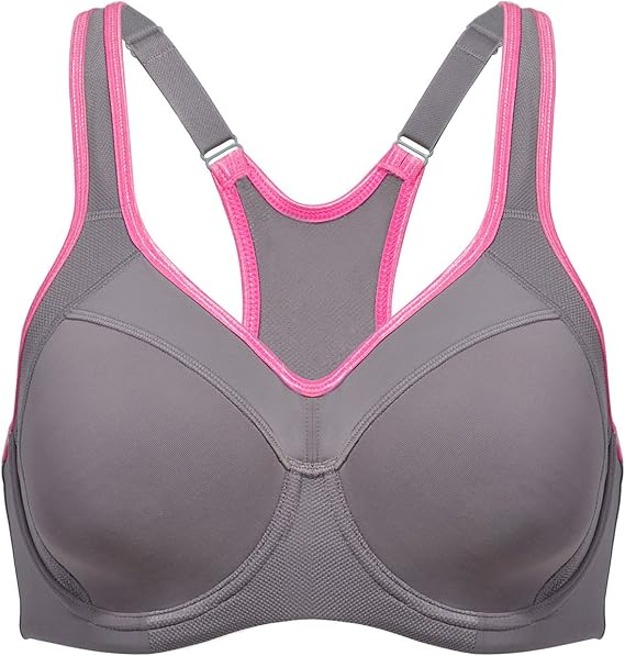 Syrokan Women S Full Support Racerback Lightly Lined Underwire Sports