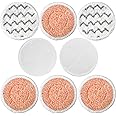 YDD Bissell 3897A Replacement Rotating Steam Mop Pads for Bissell SpinWave SmartSteam Scrubbing 3897A,3712C,3712W. 4 Heavy Scrub Pads, 2 Scrubby Pads,2 Soft Pads, (8-Pack)