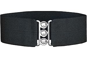 Hip Hop 50's Shop Child Elastic Cinch Belt 2.5" Wide Stretchy for Girls