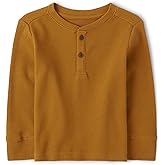 The Children's Place Boys and Toddler Long Sleeve Thermal Henley Shirt