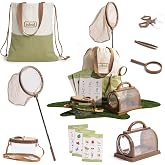 ROBUD Bug Catcher for Kids, Bug Catcher Kit with Bag Kit, Outdoor Exploration Set for Camping, Montessroi Toy for Kids Coming Closer to Nature，WRP07