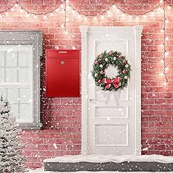 Yaocom Locking Mailbox with Key for Outdoor 16.2 x