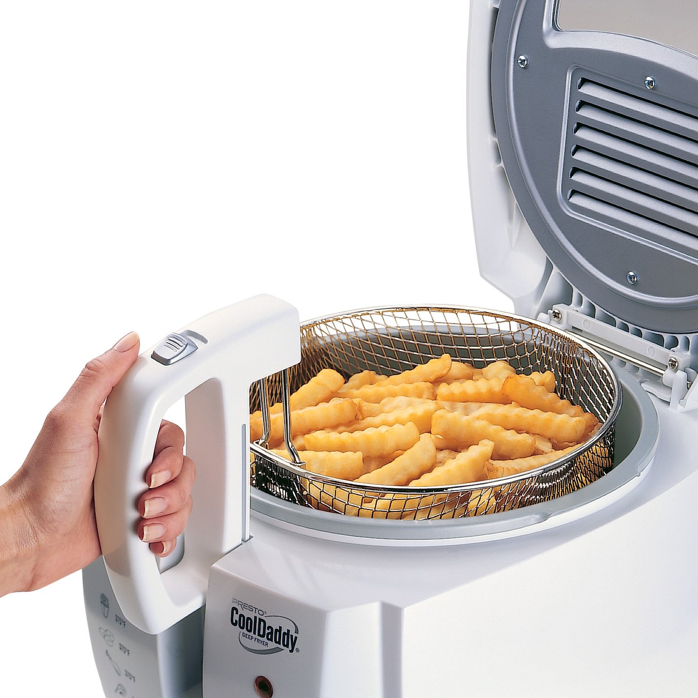 Presto 05443 CoolDaddy Cooltouch Deep Fryer White