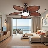 DWVO 52" Tropical Ceiling Fan with Light
