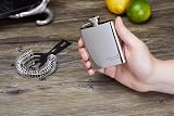 Zippo Hip Flask Stainless Steel 177 ml Polished Silver Outdoor Gift Box view 5