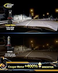 Cougar Motor H11 Bulbs, H11 Light Bulb H8 H9 Fog