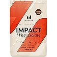 Myprotein Impact Whey Protein Isolate, 2.2 Lbs (30 Servings) Chocolate Brownie, 25g Protein & 6g BCAA Per Serving, Gluten-Free Shake for Muscle Strength & Recovery