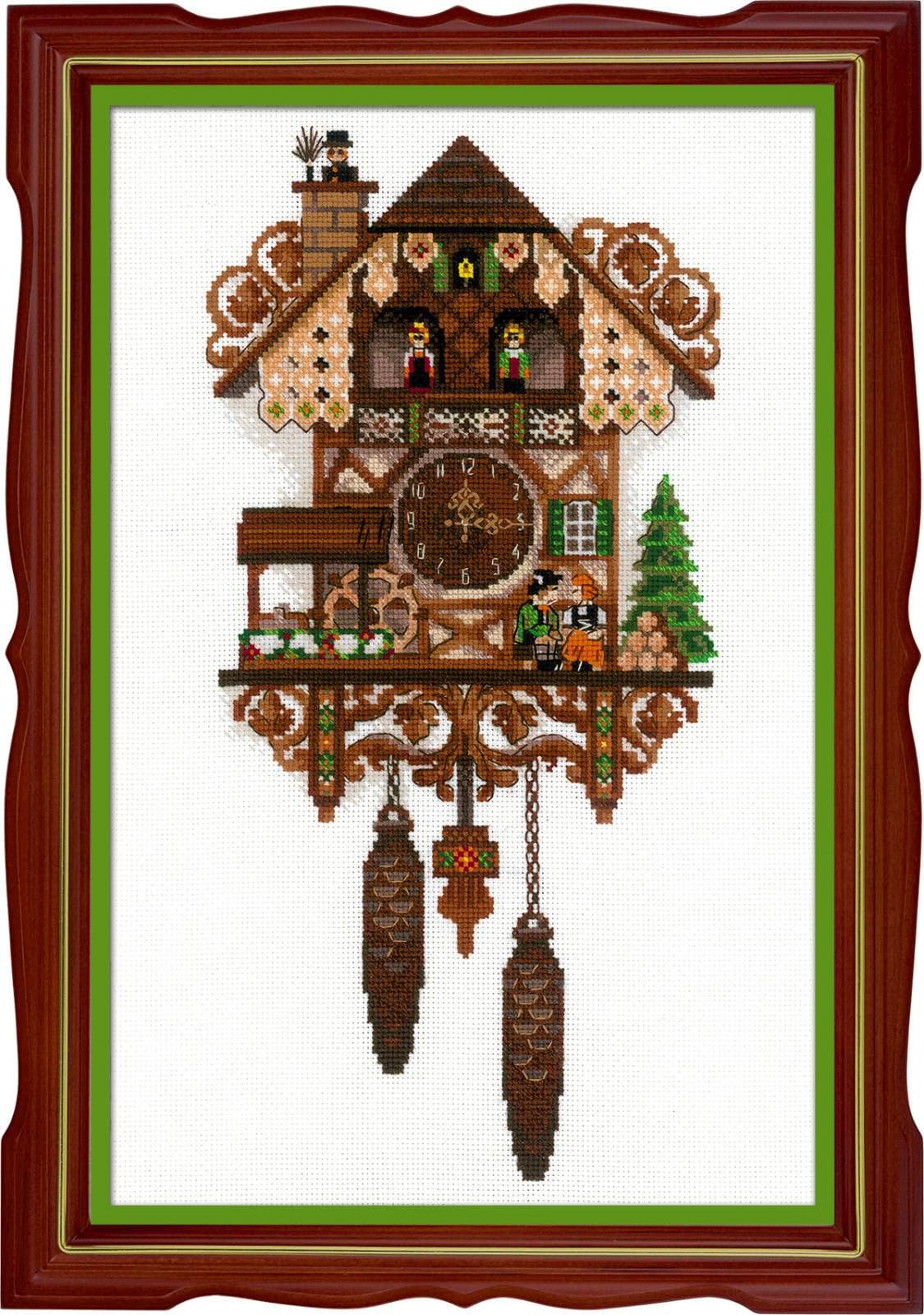 RIOLIS Cross Stitch Kit - 1730 - Cuckoo Clock