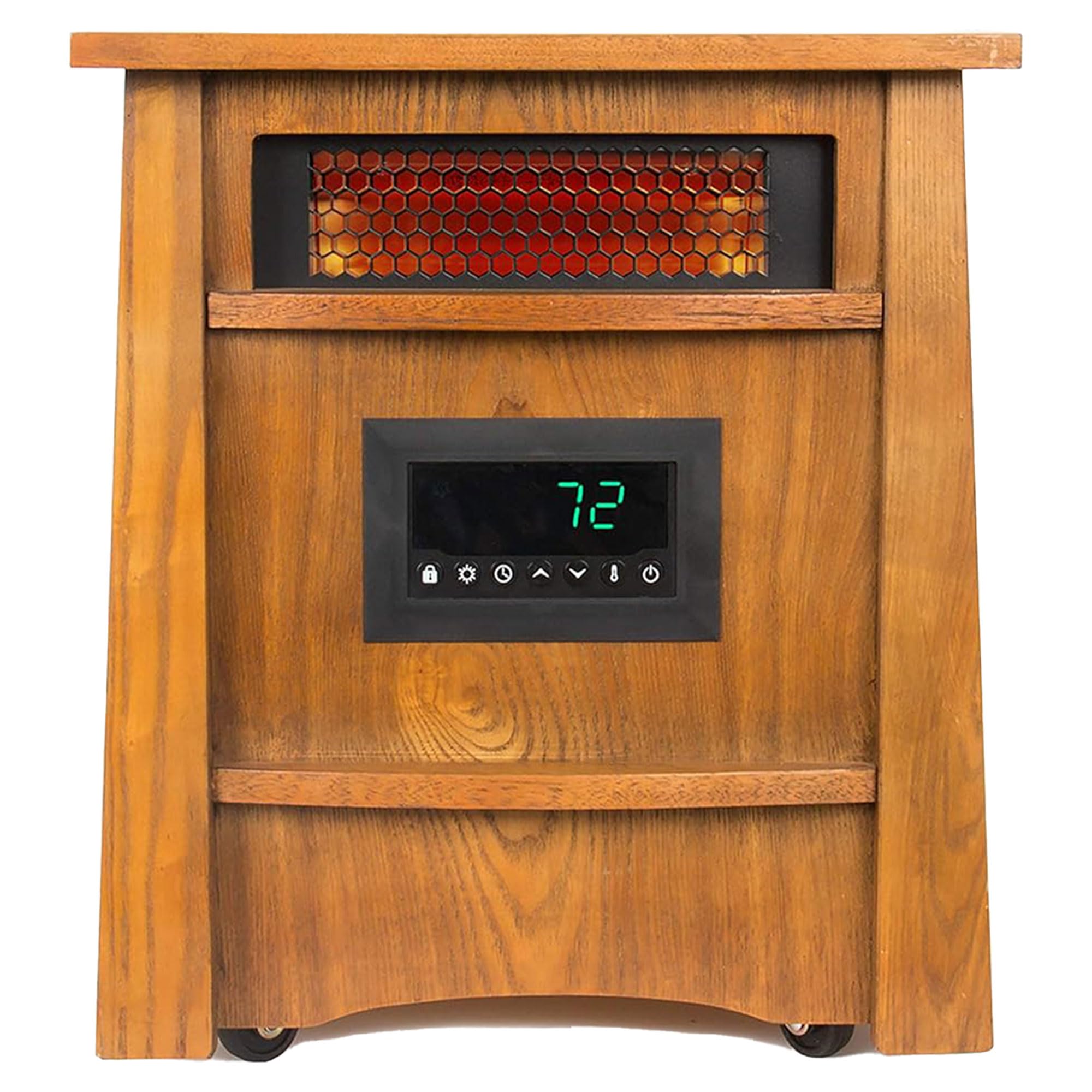 Lifesmart 8 Element Infrared Wood Heater with Remote Control