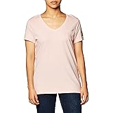 Calvin Klein Womens Short Sleeve Cropped Logo T-Shirt
