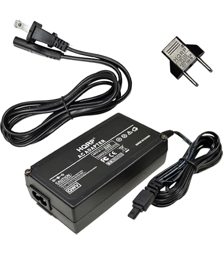 Surpassed ACK-E5 AC Power Adapter Kit For Canon EOS Rebel T1i, XSi, XS, 450D, 500D, 1000D, Kiss F, X2, X3 DSLR Camera (US Plug