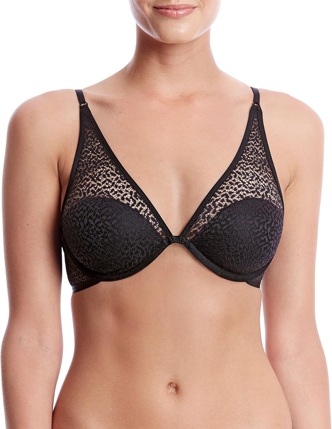 DKNY Women's Modern Lace Plunge Underwire Bra Amazon.co.uk Clothing