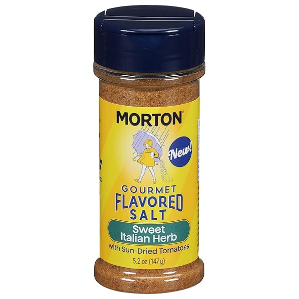 MORTON GOURMET FLAVORED SALT SWEET ITALIAN HERB, 5.2OZ