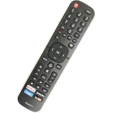 Universal for Hisense-Smart-TV-Remote, EN2A27HT Remote Compatible with All Hisense 4K LED HD UHD Smart TVs with Netflix, YouTube, VUDU Buttons