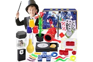 Skirfy Magic Kit - Magic Tricks for Kids Age 6-8, Perfect Magic Toys for Kids for Kids Boys Girls