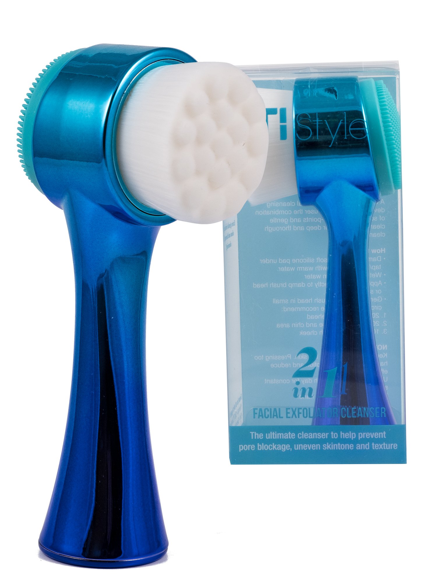 2 in 1 Face Brush for Cleansing and Exfoliating Facial