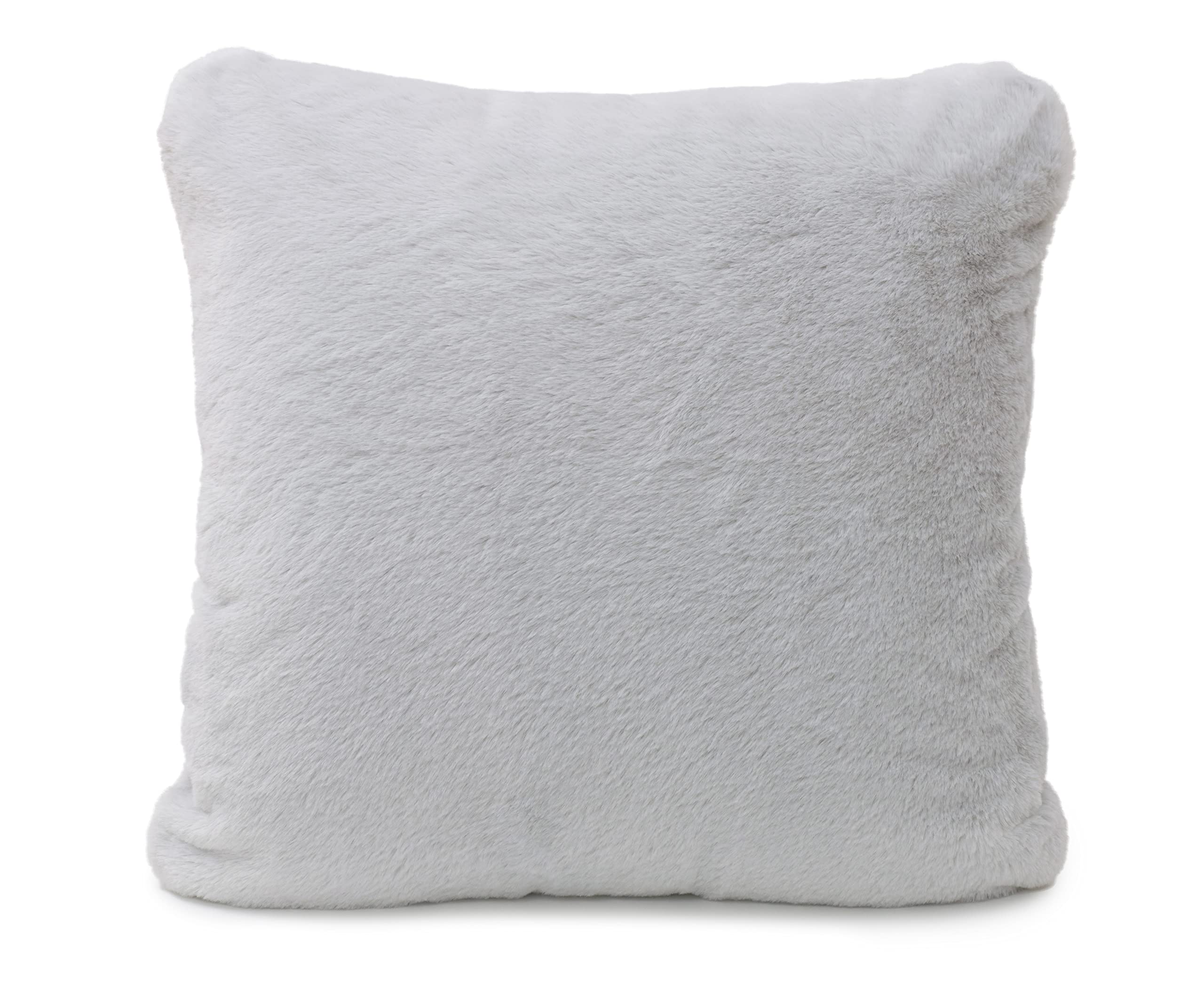 Gözze - Cosy Cushion Cover, Merino Feel, 50x50 cm - Silver