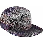 moonsix Unisex Snapback Hats,Adjustable Flat Bill Baseball Caps Dancing Hip Hop Cap
