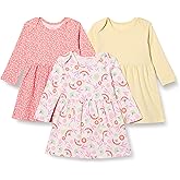 Amazon Essentials Baby-Girls Cotton Long-Sleeve Dress