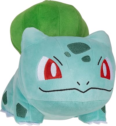 Pokémon Official 12-inch Bulbasaur Plush - Ultra-Soft Cuddly Toy