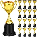 Ecation 12 Pcs 9 Inch Gold Trophy Award Gold Award