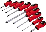 Rolson 28855 9 Pc Screwdriver Set Tempered CV Steel Magnetic Tips