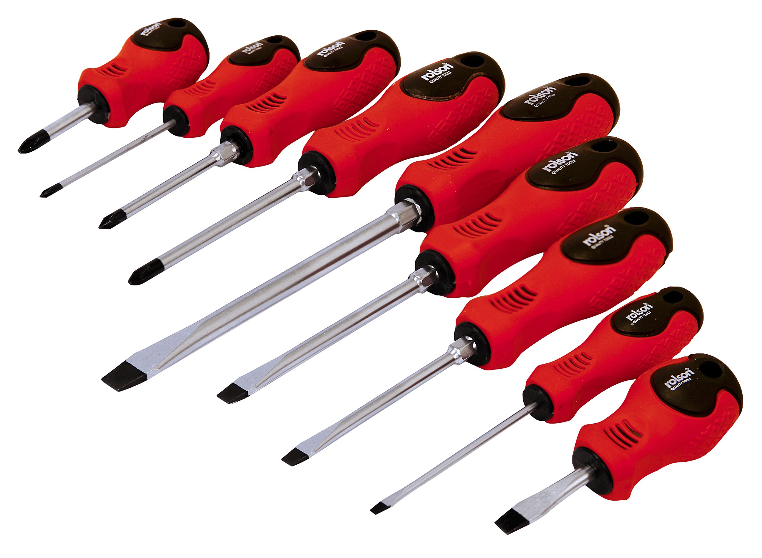 Rolson 28855 9 pc Screwdriver Set
