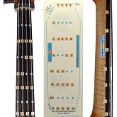 Fantastic Finger Guide for Cellos - Music Accessories for String Instruments, Fingerboard and Fretboard Stickers for Learning All Notes, Learn to Play Cello, 4/4 Size