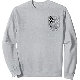 Attack on Titan Scout Regiment Survey Corps Pocket Logo Sweatshirt