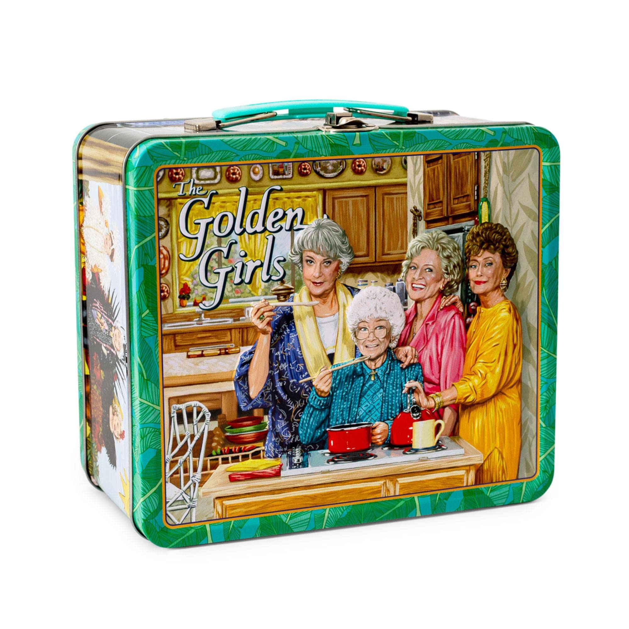 Golden Girls The Cast Retro Metal Tin Lunch Box Tote | Toynk Exclusive