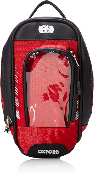 Amazon Com Oxford Ol296 Red 1 L Tank Bag M1r Magnetic Mount
