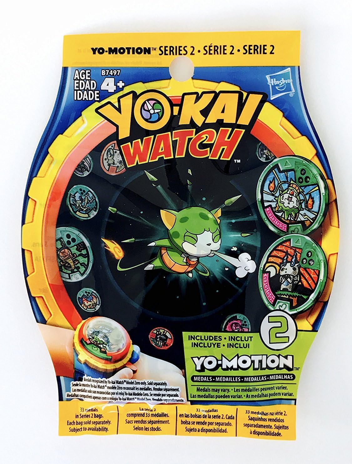 Yo-Kai Yo-Motion Season 2 Series 2 Medals - 1 blind bag ( 2medals randoms ) New sealed