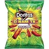 Doritos Dinamita Chile Limon Rolled Flavored Tortilla Chips, 3.75 oz