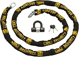 Burg-Wächter 3M Sold Secure Gold U Lock Kit Black 10mm Chain