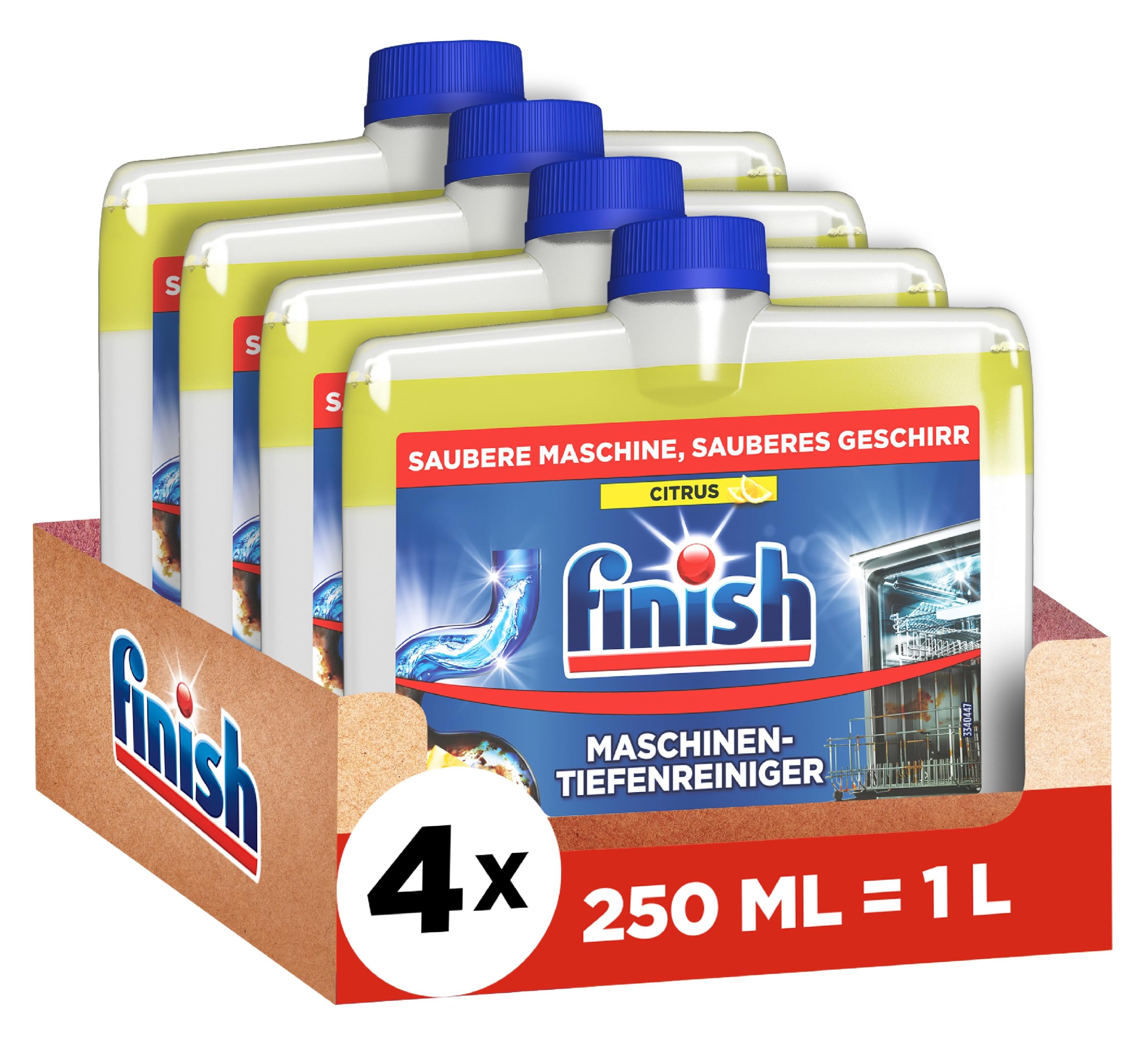 Finish Citrus Maschinentiefenreiniger 4 x 250 ml