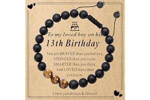 FYBLYCOO 4-30 Year Old Birthday Gifts for Boys 10th 13th 16th 18th 21st 30th Birthday Decorations for Boys Him with Message Card for Son/Grandson/Nephew