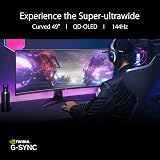 ASUS ROG Swift OLED PG49WCD 49 Inch 32:9 QD-OLED 5120x1440 144 Hz view 2