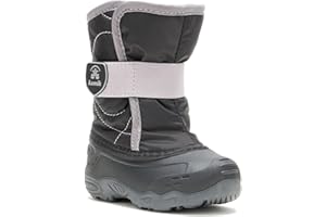 Kamik Toddlers Snowbug 5 Insulated Winter Boots,Navy/Orange,