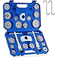 Orion Motor Tech 24pc Brake Caliper Compression Tool Set, Heavy Duty Brake Piston Compressor Tool and Wind Back Kit for Brake