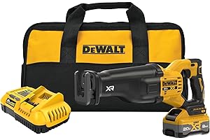 DEWALT 20V MAX XR Cordless Reciprocating Saw Kit XR POWERPACK with Battery and Charger Included (DCS384WW1)