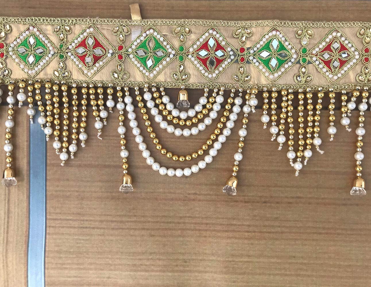 Buy Tuski Cotton Handmade Door Toran (92x2x20cm, Multicolour) Online at
