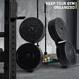 PhysKcal H2 Weight Plate Rack 350kg Upright Barbell Stand 2 Pegs view 6