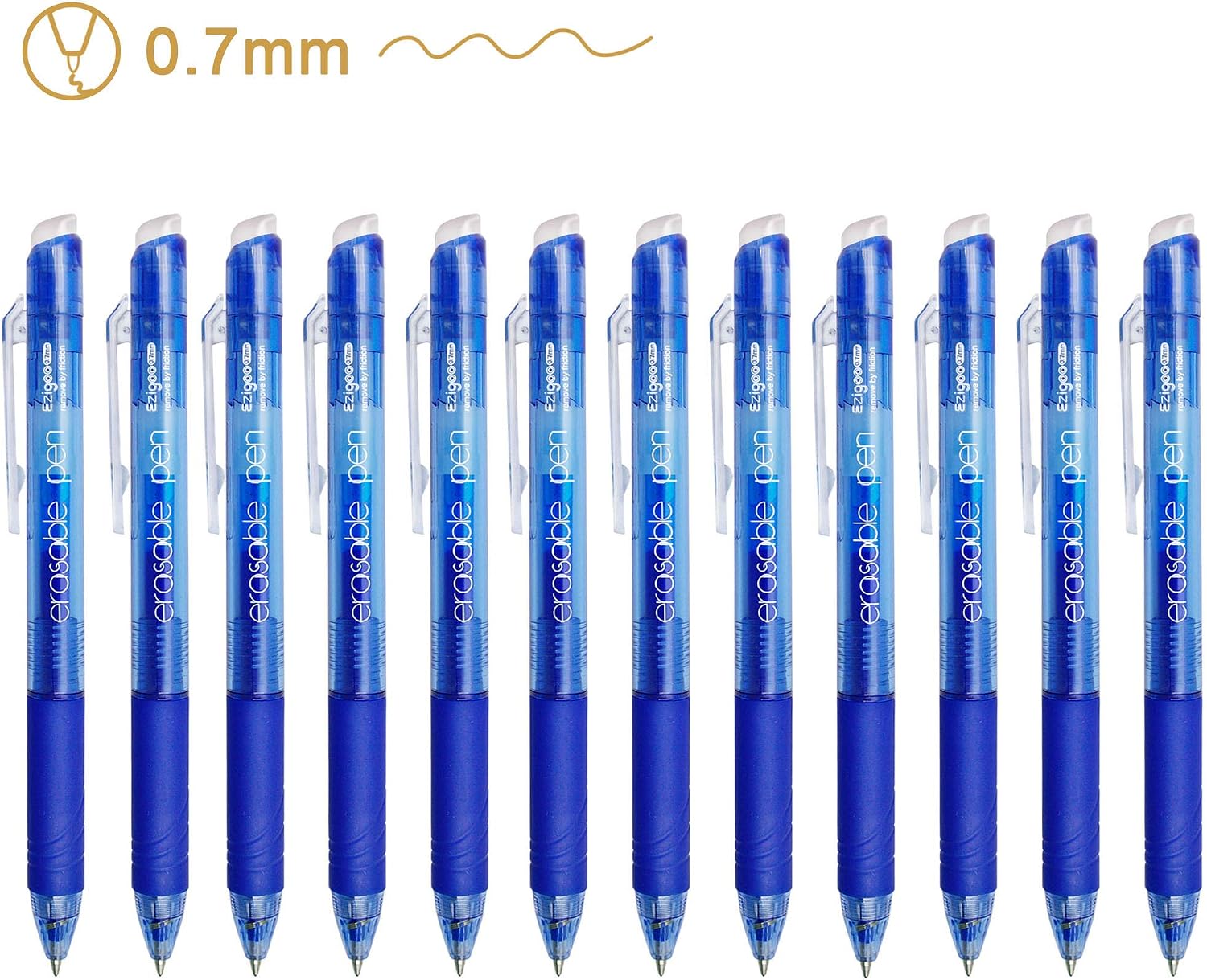 Stylo Effaçable Mr. Wonderful – Cœur Bandit – Gomme Intégrée Et Grip Confort