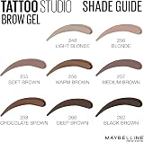 Maybelline TattooStudio Waterproof Eyebrow Gel Makeup Soft Brown 0.23 fl oz view 10