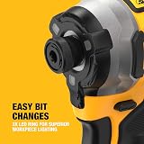 DEWALT 18V XR Brushless Compact Impact Driver DCF850N-XJ Bare Unit view 7